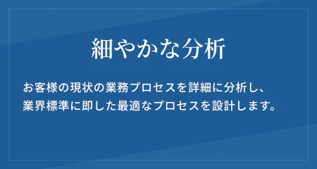 細やかな分析